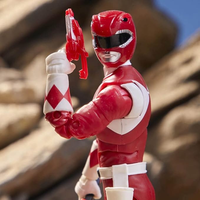 Power Rangers E7755 Lightning Collection 6" Mighty Morphin Red Ranger Collectible Action Figure Toy with Accessories