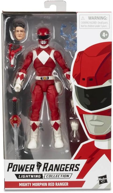 Power Rangers E7755 Lightning Collection 6" Mighty Morphin Red Ranger Collectible Action Figure Toy with Accessories