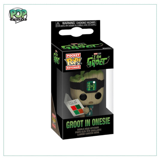 Groot in Onesie Funko Pocket Pop! Keychain - I am Groot - Marvel